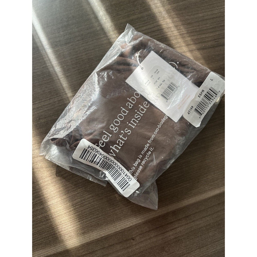 NWT Andie Swim Espresso Brown The Scala Strapless Swimsuit Top Size Large - Picture 4 of 6